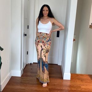 Anthropologie Long Maxi Skirt